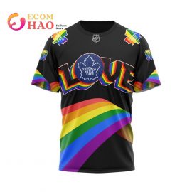 Personalized Toronto Unique Maple Leafs LGBT Pride Design Short Sleeve II