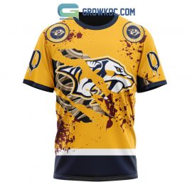 Personalized Nashville Predators Your Ribs For Halloween Design Short Sleeve