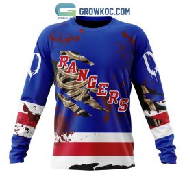 Personalized New York Unique Rangers Your Ribs For Halloween Design Long Sleeve