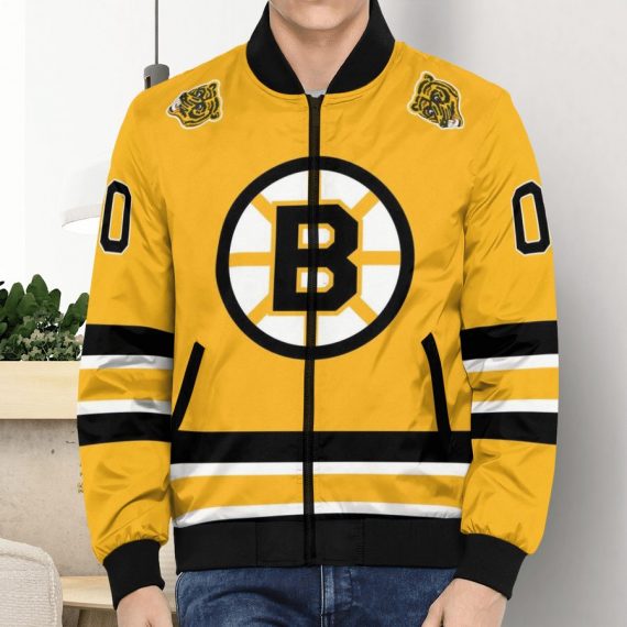 Personalized-NHL-Boston-Bruins-Yellow-Reverse-Retro-Jersey-Bomber-Jacket-2-3.jpg