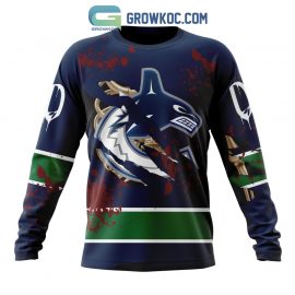 Personalized Vancouver Canucks Your Ribs For Halloween Design Long Sleeve