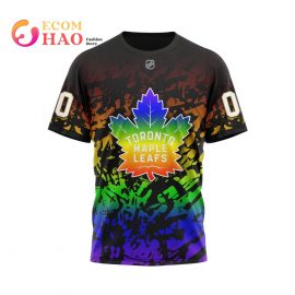 Personalized Toronto Unique Maple Leafs LGBT Pride Design Short Sleeve I