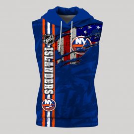 Personalized New York Islanders Unique Big Logo Design Sleeveless Jersey II