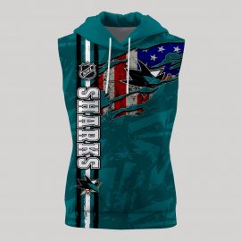 Personalized San Jose Unique Sharks Big Logo Design Sleeveless Jersey II