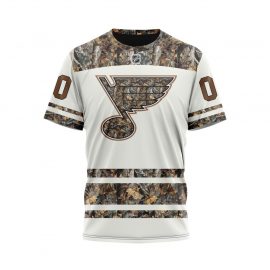 St Louis Blues Personalized Camping And Hunting Design Short Sleeve