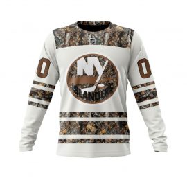 New York Islanders Personalized Camping And Hunting Design Long Sleeve