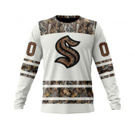 Seattle Kraken Personalized Camping And Hunting Design Long Sleeve