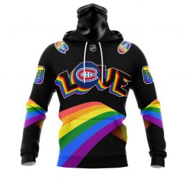 Montreal Canadiens Personalized LGBT Pride Design Bandana Jersey