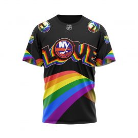 New York Islanders Personalized LGBT Pride Design Short Sleeve