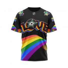 Dallas Stars Personalized LGBT Pride Design Unique Short Sleeve