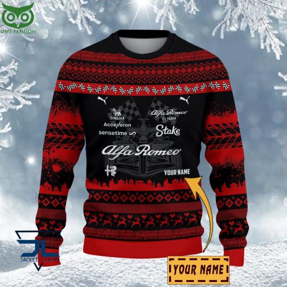 Alfa Romeo F1 Team Customized Ugly Sweater - Stand easy bro