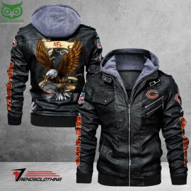 Chicago Unique Bears Cozy Leather Jacket Cool Vibe Show Your Spirit