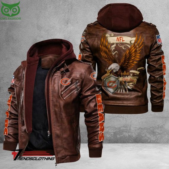 Chicago Bears Trending 2D Leather Jacket - Nice elegant click
