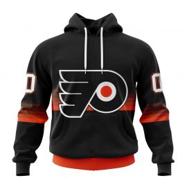 Philadelphia Flyers Personalized Black And Gradient Design Custom Jersey