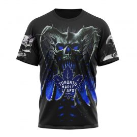 Personalized Toronto Maple Unique Leafs Skull Art Design Short Sleeve