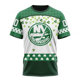 Personalized New York Islanders Short Sleeve Design For St Patrick Day
