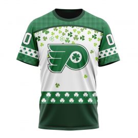 Personalized Philadelphia Flyers Short Sleeve Design For St Patrick Day